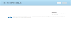Desktop Screenshot of montecarloshop.in